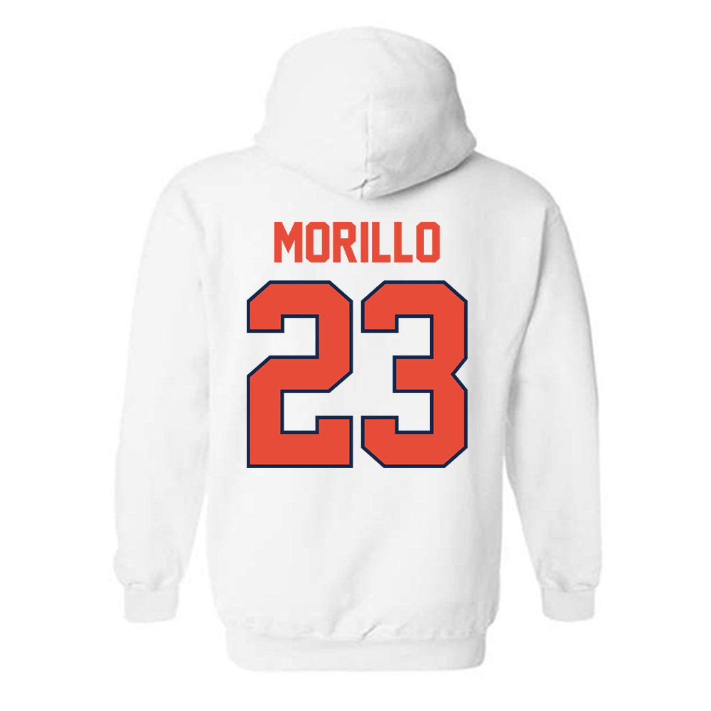 Illinois - NCAA Men's Basketball : Lucas Morillo - Classic Shersey Hooded Sweatshirt-1
