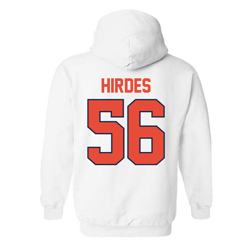 Illinois - NCAA Football : JJ Hirdes - Classic Shersey Hooded Sweatshirt-1