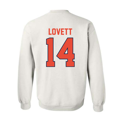 Illinois - NCAA Football : Andre Lovett - Classic Shersey Crewneck Sweatshirt-1