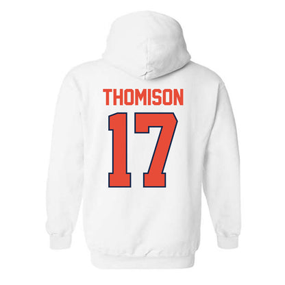 Illinois - NCAA Football : Isaiah Thomison - Classic Shersey Hooded Sweatshirt-1