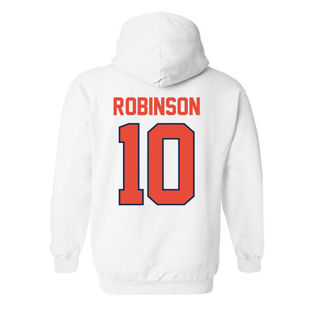 Illinois - NCAA Football : Ty Robinson - Classic Shersey Hooded Sweatshirt-1