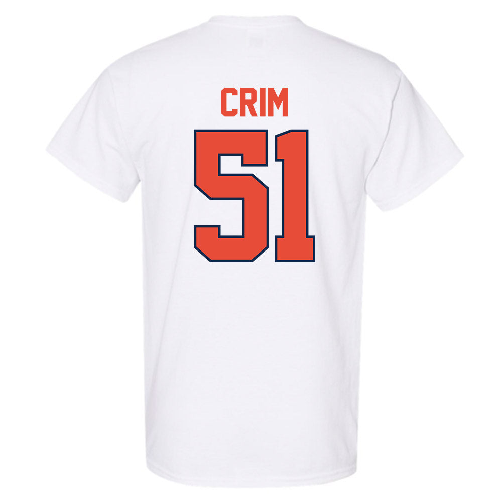 Illinois - NCAA Football : Parker Crim - Classic Shersey T-Shirt-1