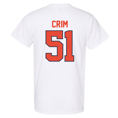 Illinois - NCAA Football : Parker Crim - Classic Shersey T-Shirt-1