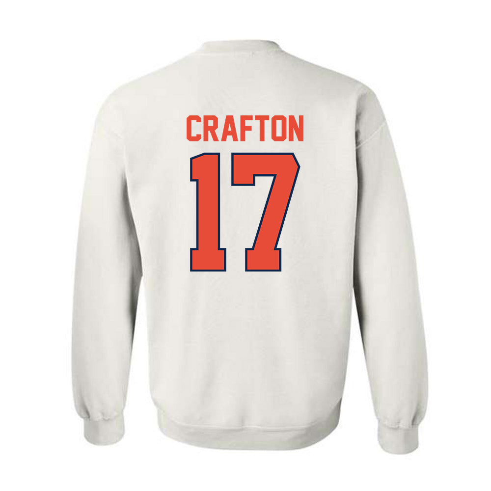 Illinois - NCAA Baseball : Cole Crafton - Classic Shersey Crewneck Sweatshirt-1