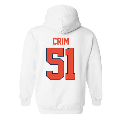 Illinois - NCAA Football : Parker Crim - Classic Shersey Hooded Sweatshirt-1