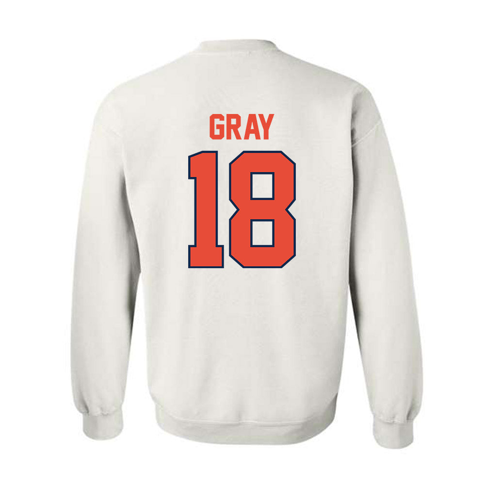 Illinois - NCAA Football : Jack Gray - Classic Shersey Crewneck Sweatshirt-1