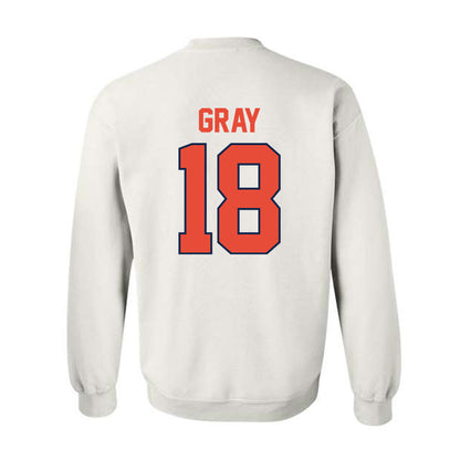 Illinois - NCAA Football : Jack Gray - Classic Shersey Crewneck Sweatshirt-1