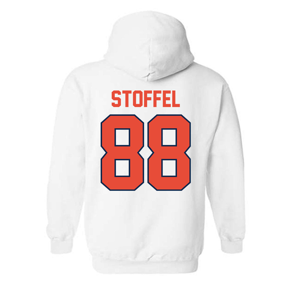 Illinois - NCAA Football : Davin Stoffel - Classic Shersey Hooded Sweatshirt-1