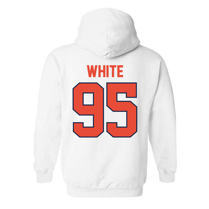 Illinois - NCAA Football : Isaiah White - Classic Shersey Hooded Sweatshirt-1