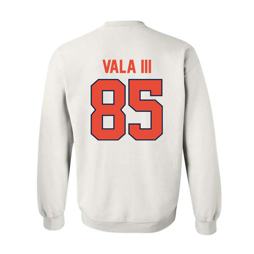 Illinois - NCAA Football : Will Vala III - Classic Shersey Crewneck Sweatshirt-1
