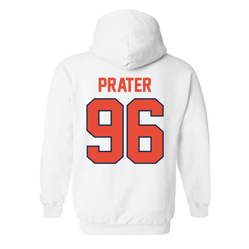 Illinois - NCAA Football : Darrell Prater - Classic Shersey Hooded Sweatshirt-1