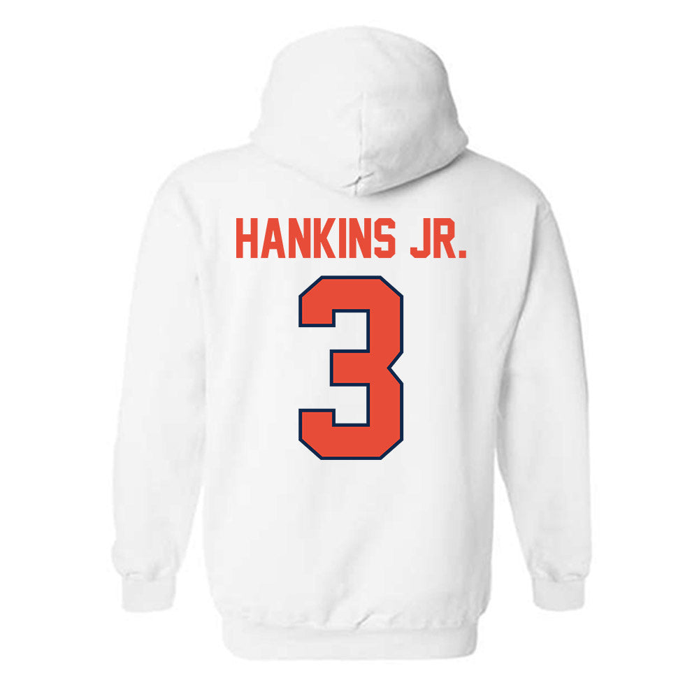 Illinois - NCAA Football : Nick Hankins Jr. - Classic Shersey Hooded Sweatshirt-1