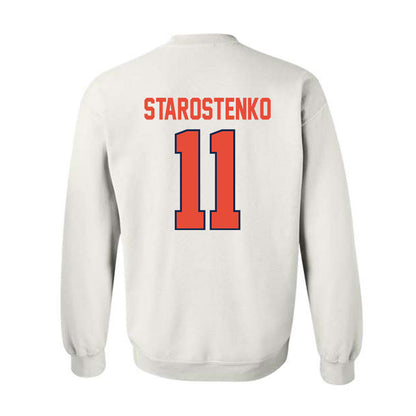 Illinois - NCAA Women's Volleyball : Kristina Starostenko - Classic Shersey Crewneck Sweatshirt-1