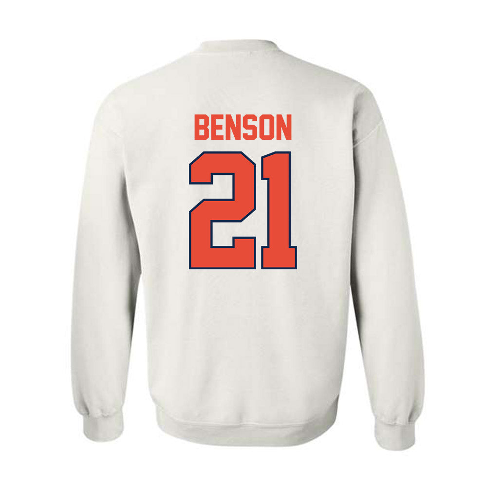 Illinois - NCAA Women's Basketball : Naomi Benson - Classic Shersey Crewneck Sweatshirt-1