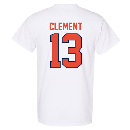 Illinois - NCAA Football : Hudson Clement - Classic Shersey T-Shirt-1