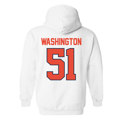 Illinois - NCAA Football : Alfred Washington - Classic Shersey Hooded Sweatshirt-1