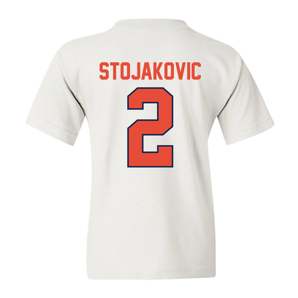 Illinois - NCAA Men's Basketball : Andrej Stojakovic - Classic Shersey Youth T-Shirt-1