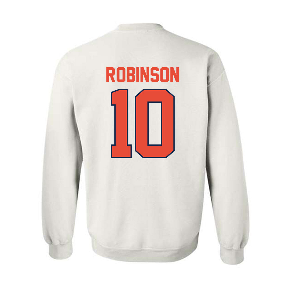 Illinois - NCAA Football : Ty Robinson - Classic Shersey Crewneck Sweatshirt-1