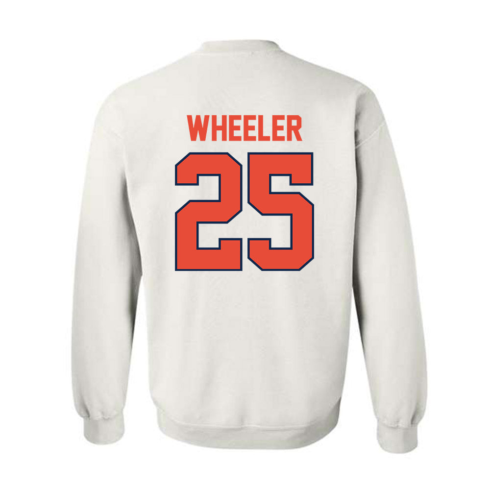 Illinois - NCAA Football : Nelsyn Wheeler - Classic Shersey Crewneck Sweatshirt-1