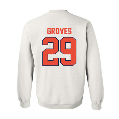 Illinois - NCAA Baseball : Nick Groves - Classic Shersey Crewneck Sweatshirt-1