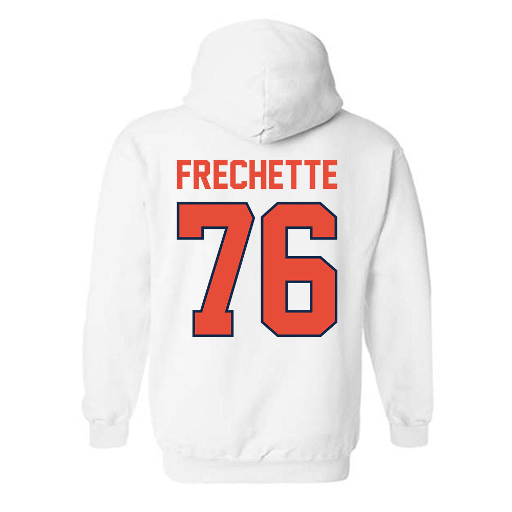 Illinois - NCAA Football : Dylan Frechette - Classic Shersey Hooded Sweatshirt-1