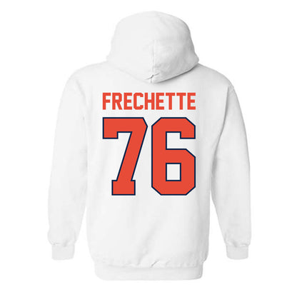 Illinois - NCAA Football : Dylan Frechette - Classic Shersey Hooded Sweatshirt-1