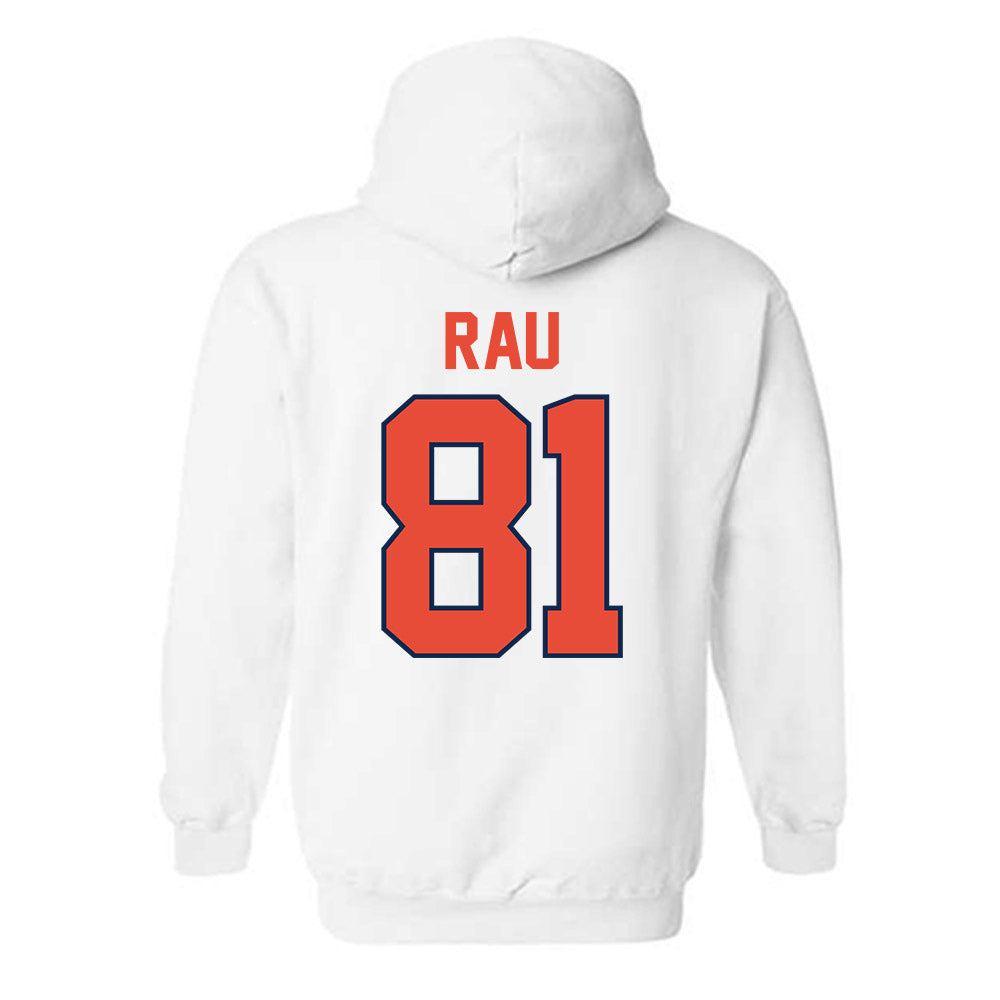 Illinois - NCAA Football : Lars Rau - Classic Shersey Hooded Sweatshirt-1