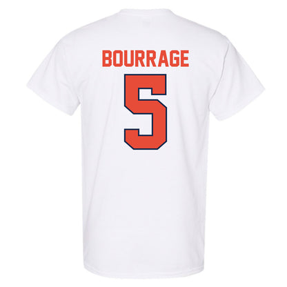 Illinois - NCAA Women's Basketball : Divine Bourrage - Classic Shersey T-Shirt-1