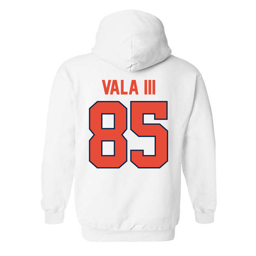 Illinois - NCAA Football : Will Vala III - Classic Shersey Hooded Sweatshirt-1