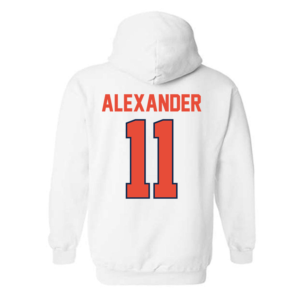 Illinois - NCAA Football : Jacob Alexander - Classic Shersey Hooded Sweatshirt-1