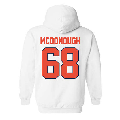 Illinois - NCAA Football : Michael McDonough - Classic Shersey Hooded Sweatshirt-1