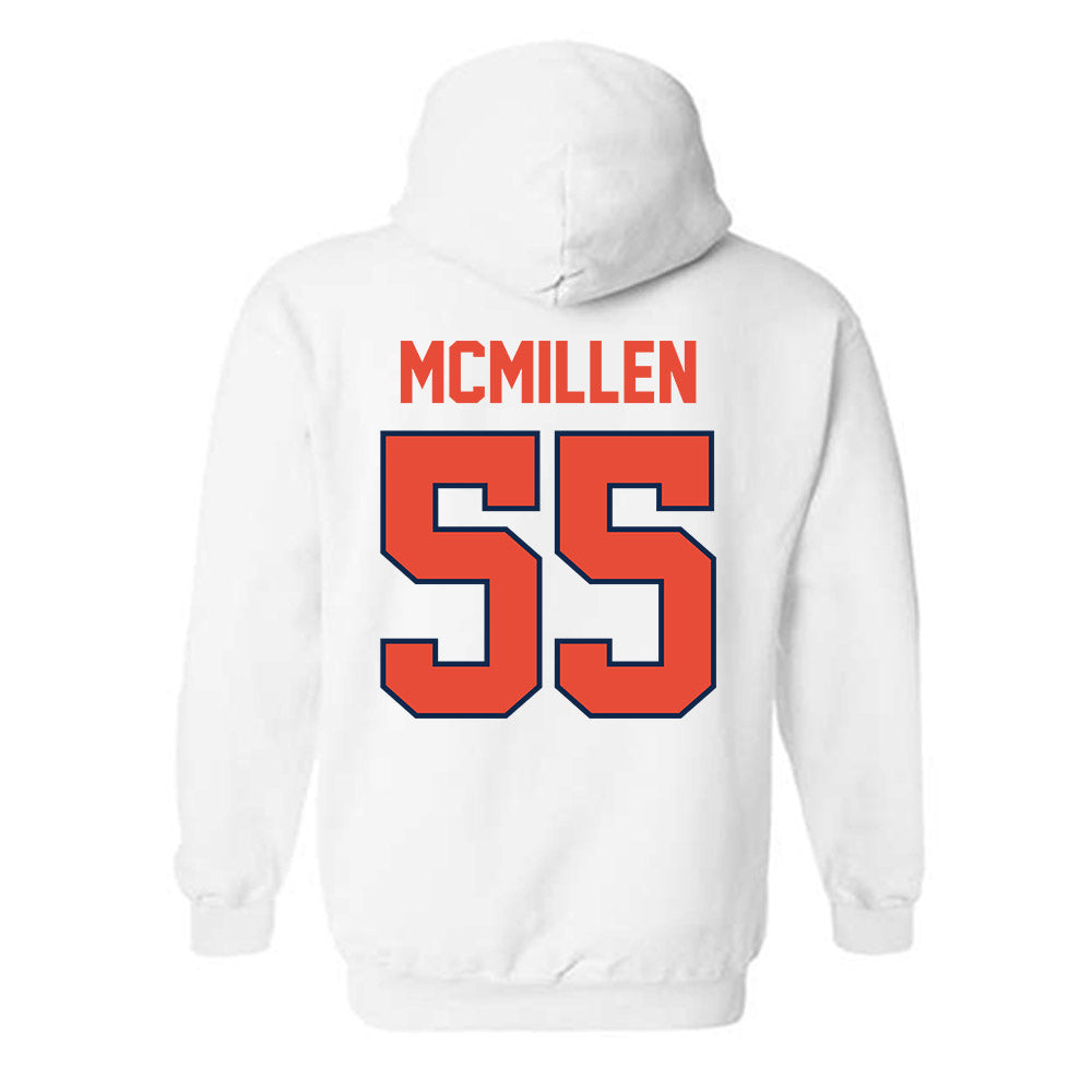 Illinois - NCAA Football : TJ McMillen - Classic Shersey Hooded Sweatshirt-1