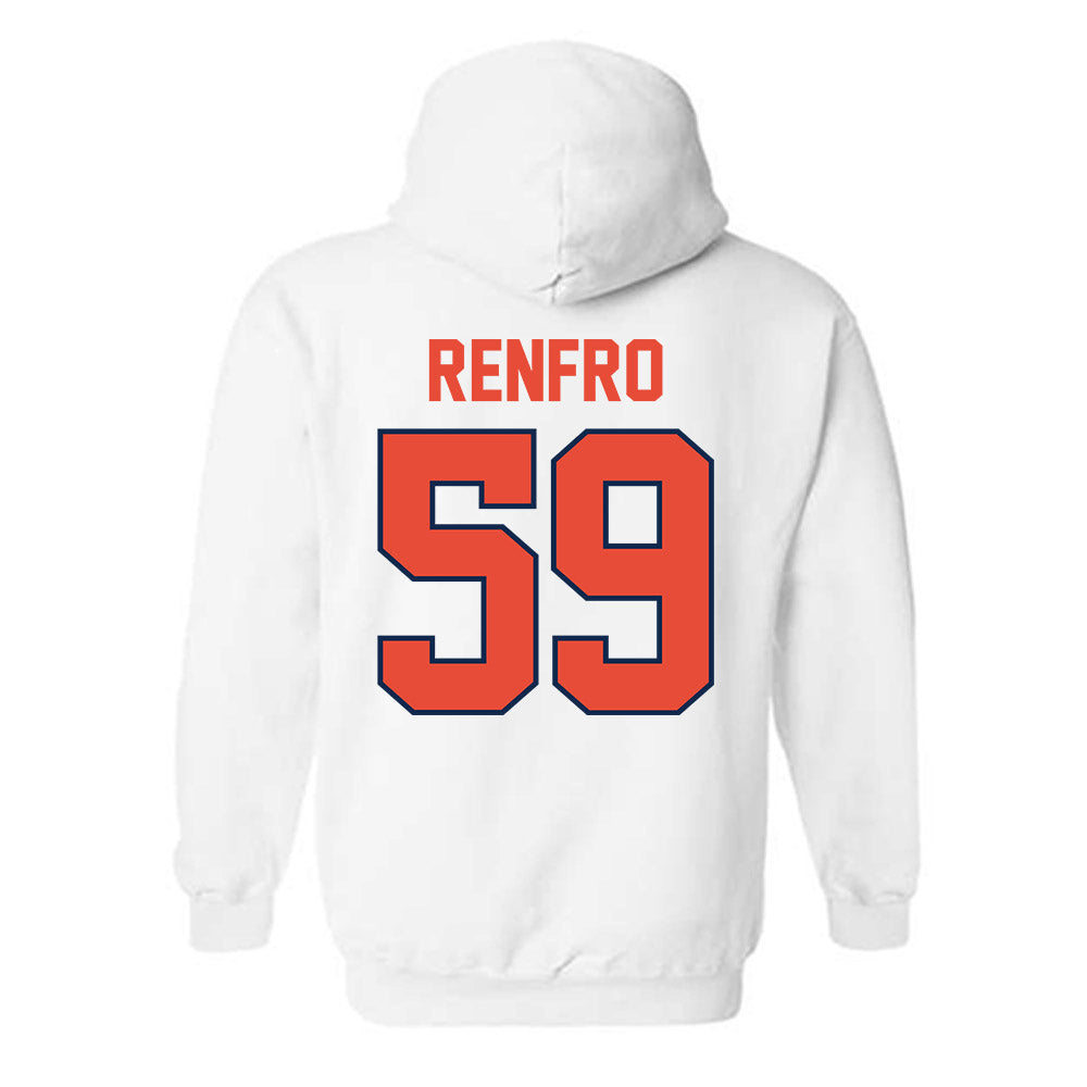 Illinois - NCAA Football : Jake Renfro - Classic Shersey Hooded Sweatshirt-1