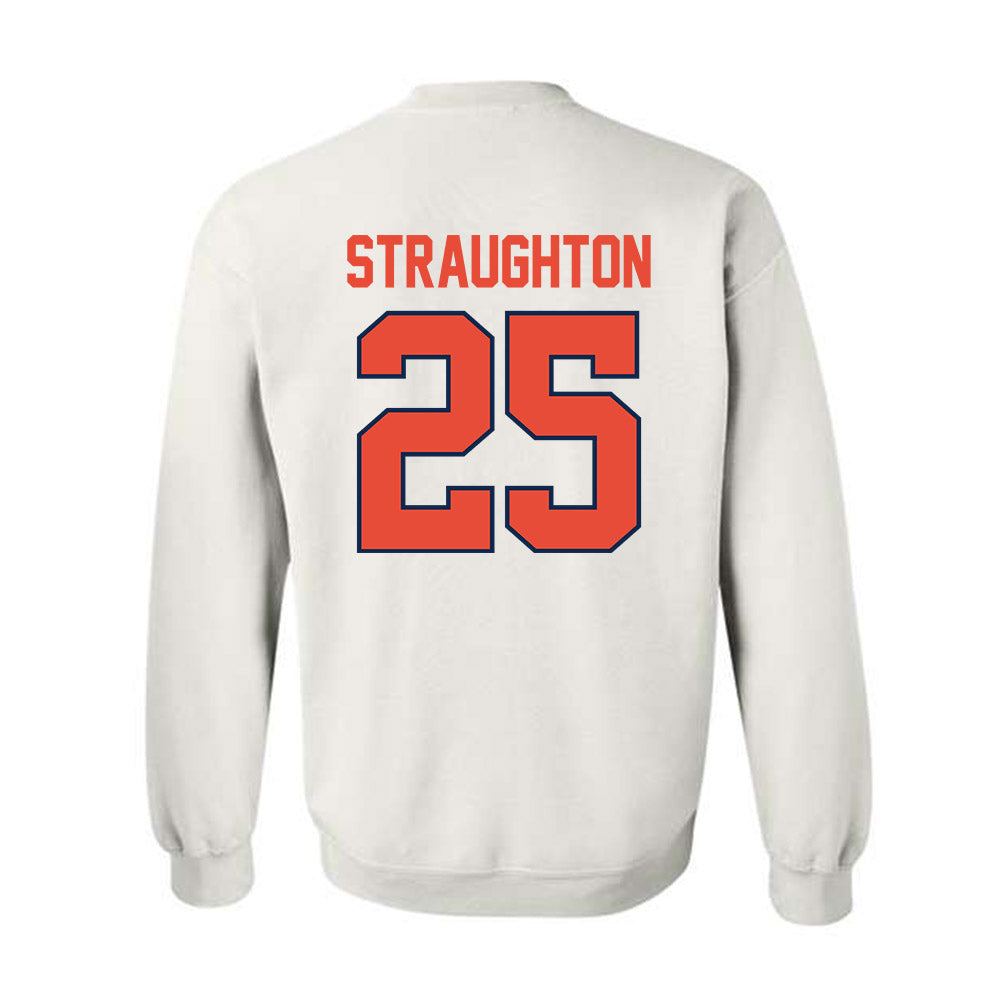 Illinois - NCAA Football : Des Straughton - Classic Shersey Crewneck Sweatshirt-1