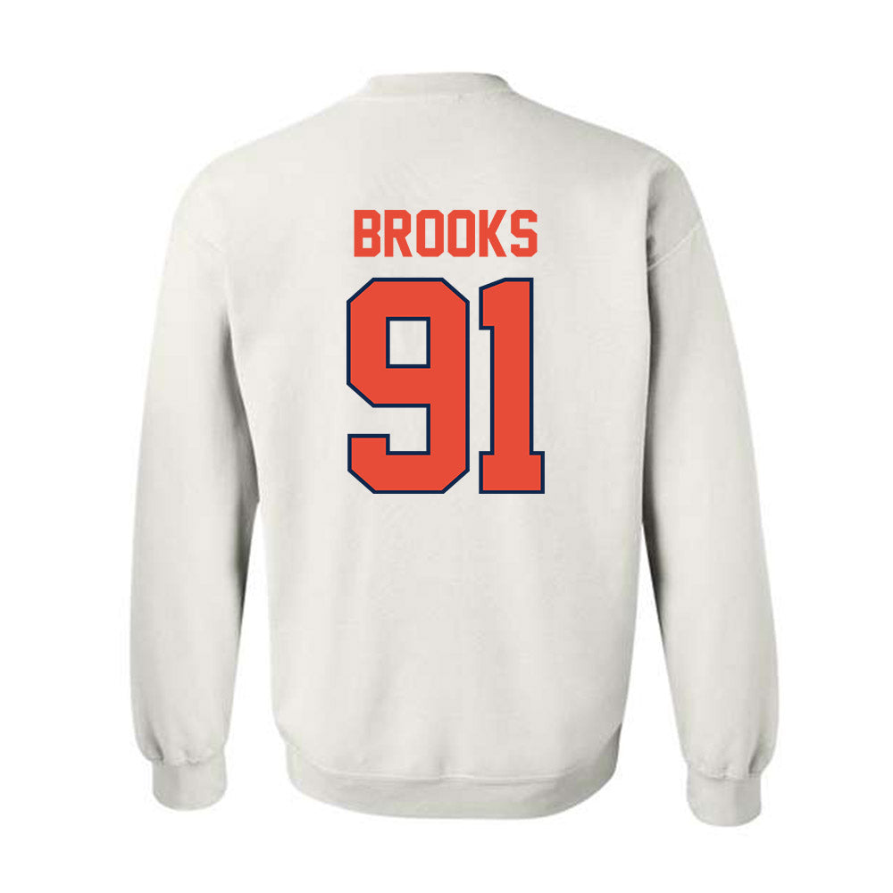 Illinois - NCAA Football : Cameron Brooks - Classic Shersey Crewneck Sweatshirt-1