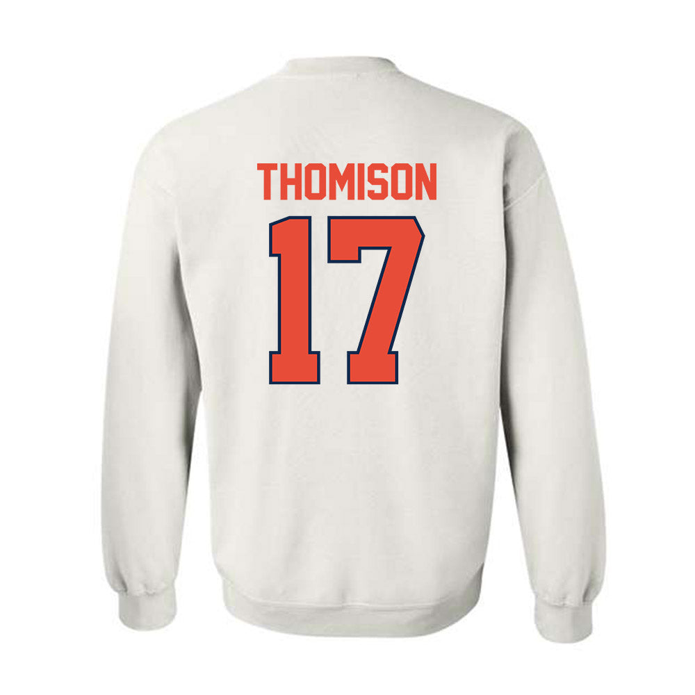 Illinois - NCAA Football : Isaiah Thomison - Classic Shersey Crewneck Sweatshirt-1