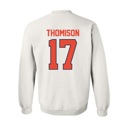 Illinois - NCAA Football : Isaiah Thomison - Classic Shersey Crewneck Sweatshirt-1
