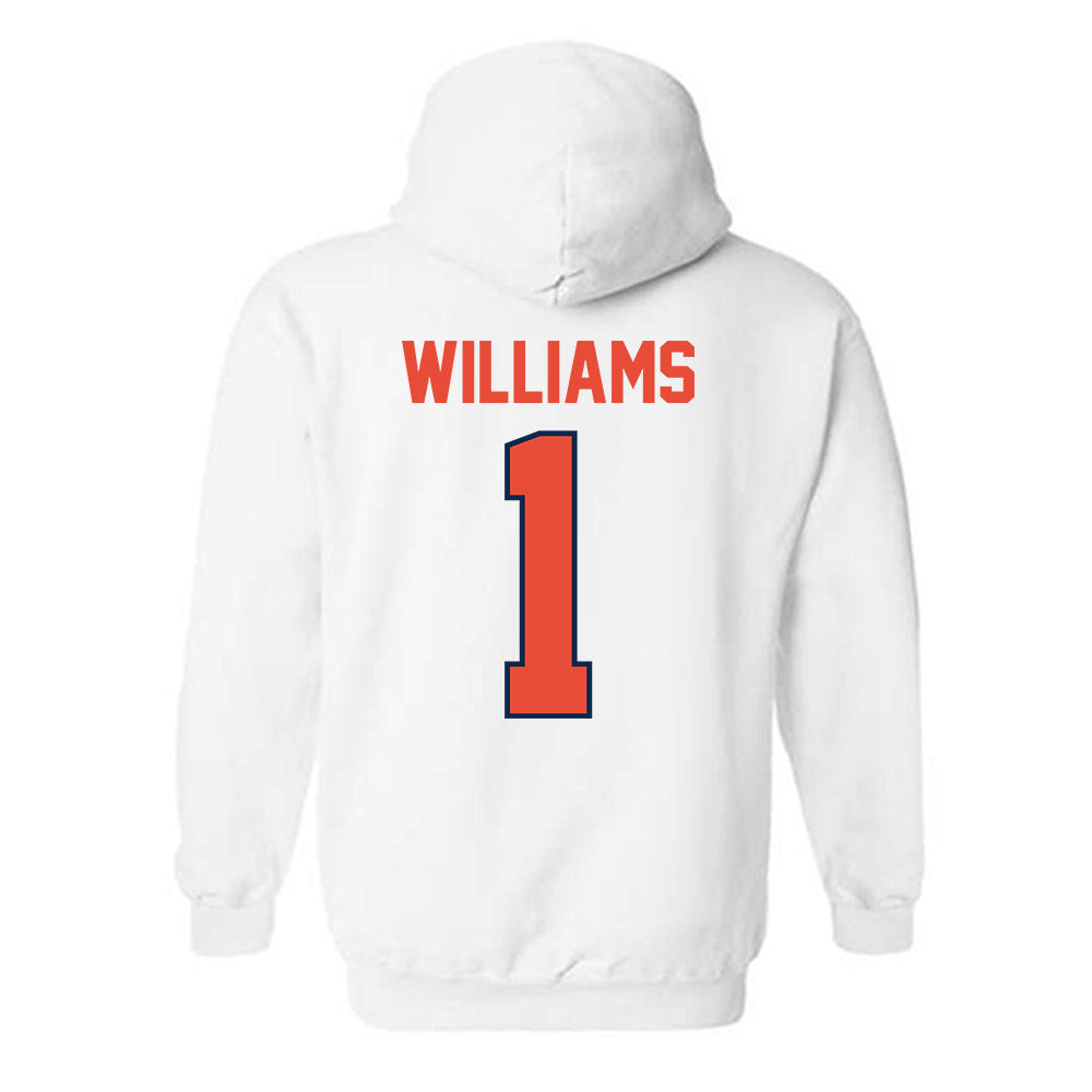 Illinois - NCAA Men's Basketball : Lincoln Williams - Classic Shersey Hooded Sweatshirt-1