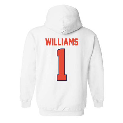 Illinois - NCAA Men's Basketball : Lincoln Williams - Classic Shersey Hooded Sweatshirt-1