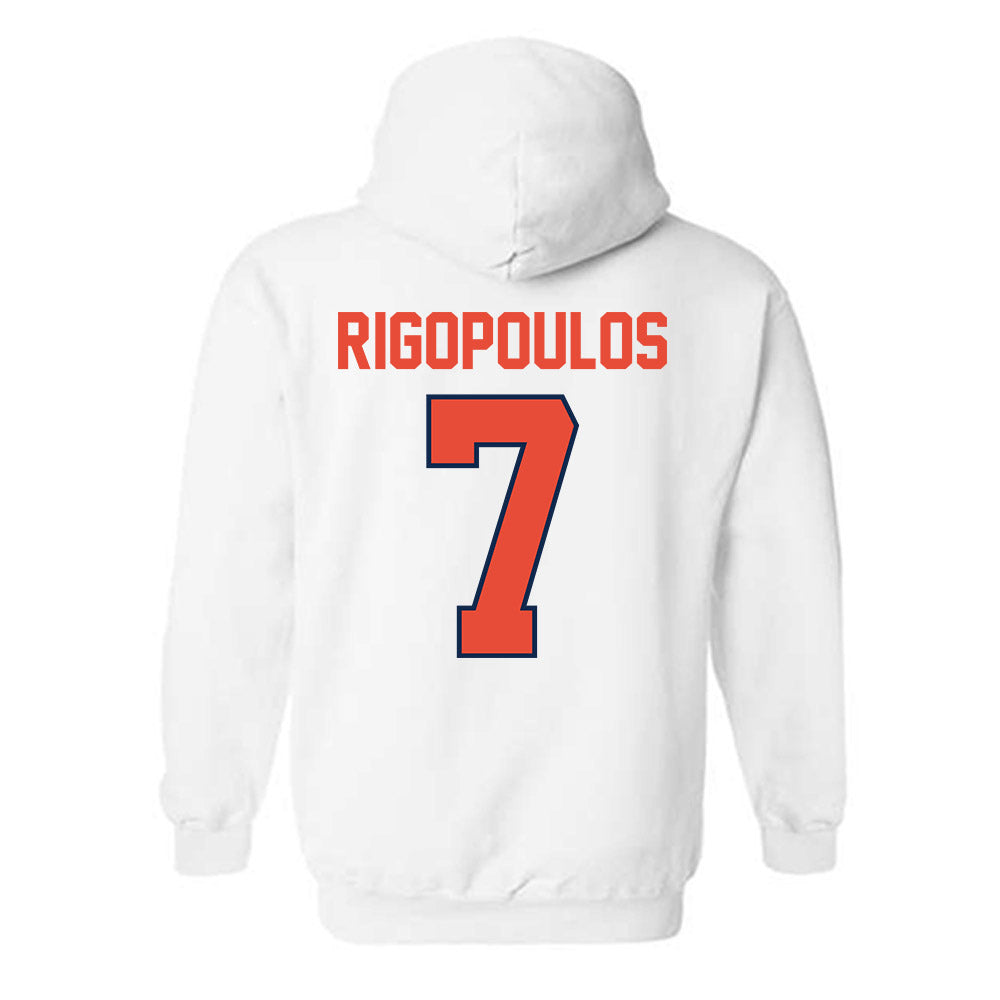 Illinois - NCAA Baseball : Foti Rigopoulos - Classic Shersey Hooded Sweatshirt-1
