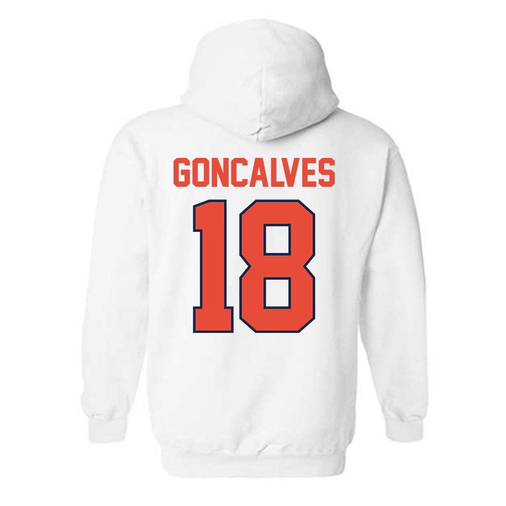 Illinois - NCAA Women's Volleyball : Talita Goncalves - Classic Shersey Hooded Sweatshirt-1