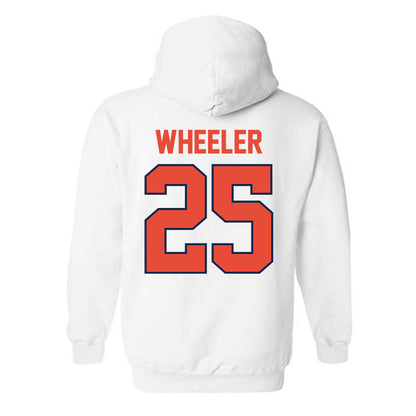 Illinois - NCAA Football : Nelsyn Wheeler - Classic Shersey Hooded Sweatshirt-1