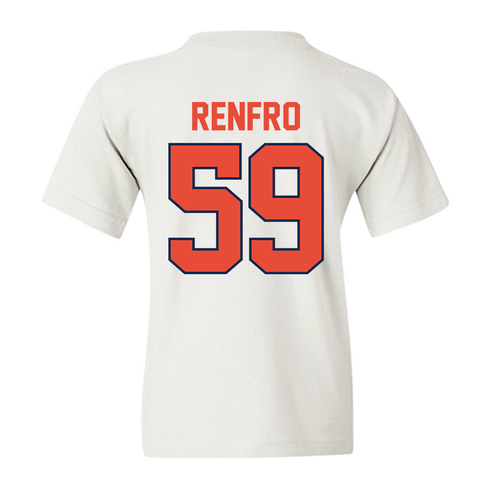Illinois - NCAA Football : Jake Renfro - Classic Shersey Youth T-Shirt-1