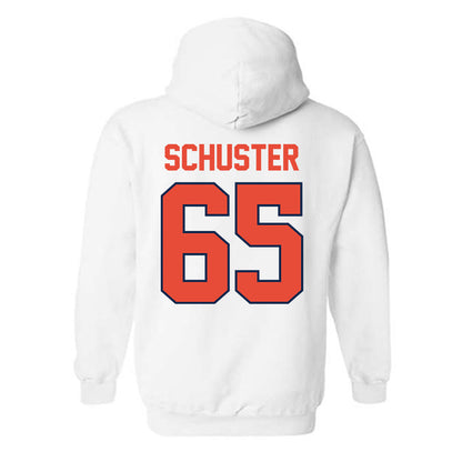 Illinois - NCAA Football : Dezmond Schuster - Classic Shersey Hooded Sweatshirt-1
