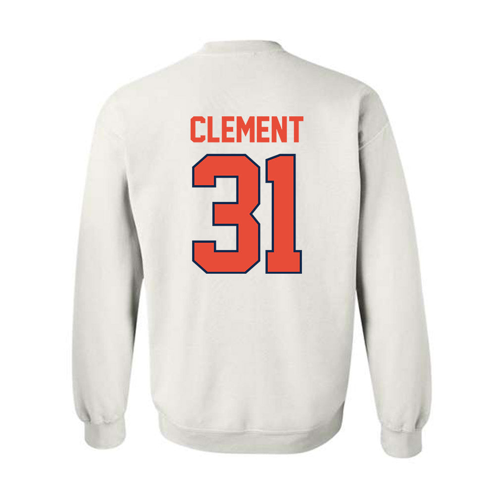 Illinois - NCAA Football : Murphy Clement - Classic Shersey Crewneck Sweatshirt-1