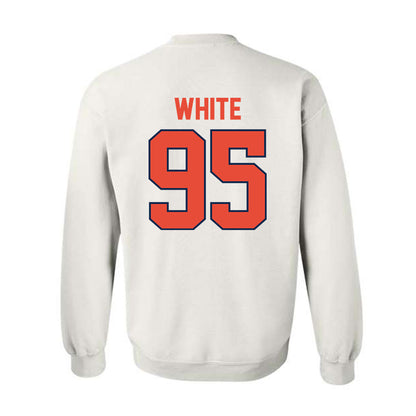 Illinois - NCAA Football : Isaiah White - Classic Shersey Crewneck Sweatshirt-1