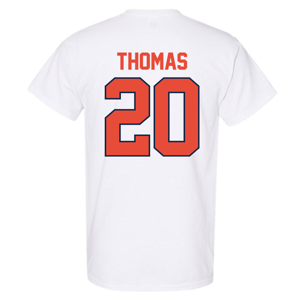 Illinois - NCAA Football : Almirian Thomas - Classic Shersey T-Shirt-1