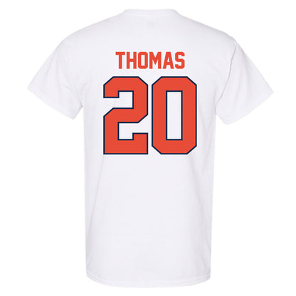Illinois - NCAA Football : Almirian Thomas - Classic Shersey T-Shirt-1