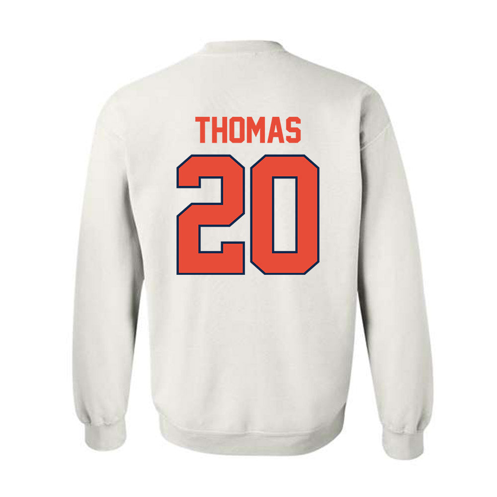 Illinois - NCAA Football : Almirian Thomas - Classic Shersey Crewneck Sweatshirt-1