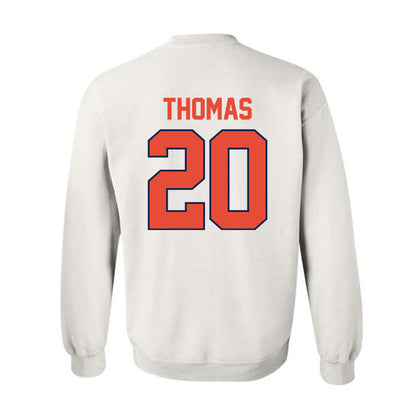 Illinois - NCAA Football : Almirian Thomas - Classic Shersey Crewneck Sweatshirt-1